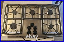 Dacor SGM365SH 36 Stainless 5-Burner Gas Cooktop HIGH-ALTITUDE VERSION