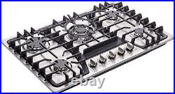 Deli-Kit 30 Inch Gas Cooktops Dual Fuel Sealed 5 Burners Gas Cooktop Built-In St