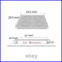 Deli-kit 24 inch Gas Cooktop Dual Fuel Sealed 4 Burners Gas DK145-A01S Cooker