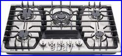 Deli-kit 30'' gas cooktop dual fuel sealed 5 burners gas hob stainless steel