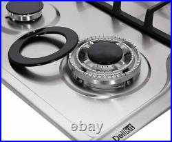 Deli-kit 30'' gas cooktop dual fuel sealed 5 burners gas hob stainless steel