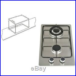 Double 2 Burner Cooktop Range Gas Stove High Efficiency Manual Ignition NEW