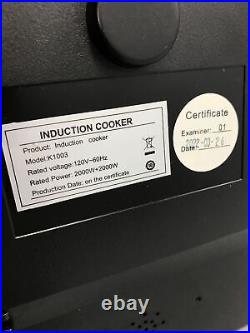 Double Induction Cooktop 2000W Countertop with LCD Sensor -see photos