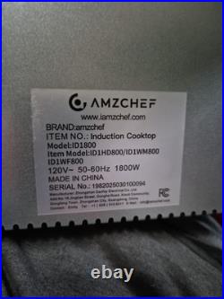 Double Induction Cooktop AMZCHEF Induction Cooker 2 Burners, Low Noise Electric