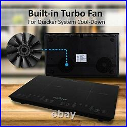 Dual Induction Cooktop Double Countertop Burner with Digital Display
