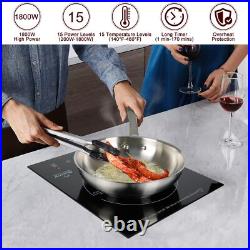 Duxtop Built-in Induction Cooktop Portable Countertop Burner Sensor Touch