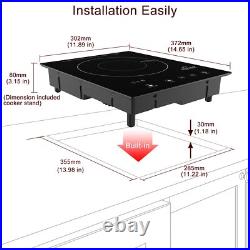 Duxtop Built-in Induction Cooktop Portable Countertop Burner Sensor Touch