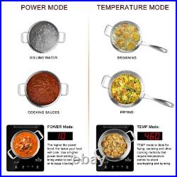 Duxtop Built-in Induction Cooktop Portable Countertop Burner Sensor Touch