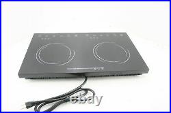 Duxtop LCD Portable Double Induction Cooktop 1800W Digital Electric Countertop