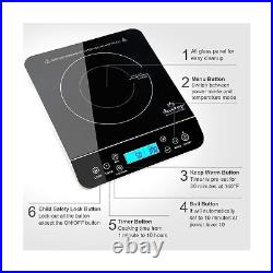 Duxtop Portable Induction Cooktop, Countertop Burner Induction Hot Plate with