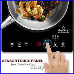 Duxtop Portable Induction Cooktop High End Full Glass Induction Burner with S