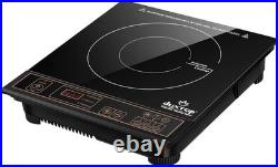 Effortless Cooking with 1800W Gold Induction Cooktop Digital Control and Timer