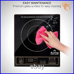 Effortless Cooking with 1800W Gold Induction Cooktop Digital Control and Timer