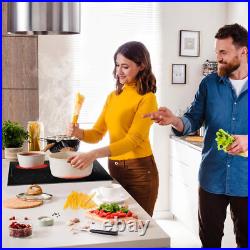 Electric Ceramic Cooktop 23.6 Built-in Stove 4 Burners Glass Touch Control US Electric Ceramic Cooktop 23.6 Built-in Stove 4 Burners Glass Touch Control US