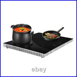 Electric Ceramic Cooktop 23.6 Built-in Stove 4 Burners Glass Touch Control US Electric Ceramic Cooktop 23.6 Built-in Stove 4 Burners Glass Touch Control US