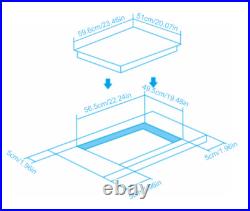 Electric Ceramic Cooktop 4 Burner Built-In/Countertop Stovetop knob Control 110V