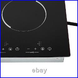Electric Ceramic Cooktop with4 Burners Sensor Touch Control Kids Safety Lock 3000W