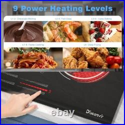 Electric Cooktop 24'' 4 Burners Stove Top Built-in Radiant Ceramic Sensor Touch