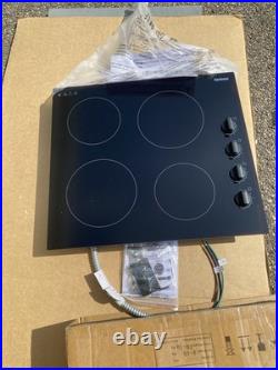 Electric Cooktop 24 Inch 4 Burner 220-240V Radiant Knob Control Karinear Stove