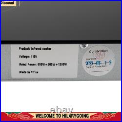 Electric Cooktop 24 inch Built-in Electric Stove Top 110V 2600W Knob Control US