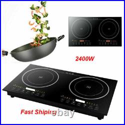Electric Cooktop 26.77Inch Electric Stove 2400W 110V 8 Power Levels withTimer US