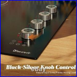 Electric Cooktop 30'' 4 Burners Stove Top Built-in Radiant Ceramic Sensor Touch Electric Cooktop 30'' 4 Burners Stove Top Built-in Radiant Ceramic Sensor Touch