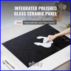 Electric Cooktop 30'' 4 Burners Stove Top Built-in Radiant Ceramic Sensor Touch