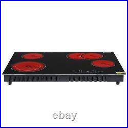 Electric Cooktop 30'' 4 Burners Stove Top Built-in Radiant Ceramic Sensor Touch