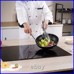 Electric Cooktop 30'' 4 Burners Stove Top Built-in Radiant Ceramic Sensor Touch
