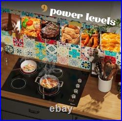 Electric Cooktop 30'' 4 Burners Stove Top Built-in Radiant Ceramic Sensor Touch Electric Cooktop 30'' 4 Burners Stove Top Built-in Radiant Ceramic Sensor Touch