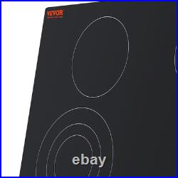 Electric Cooktop 30'' 4 Burners Stove Top Built-in Radiant Ceramic Sensor Touch