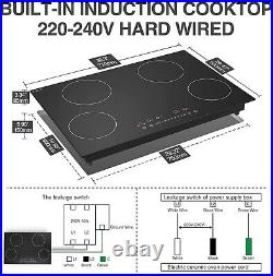 Electric Cooktop 30 Inch Smoothtop Built-in Electric Stove Top with 4 Burners