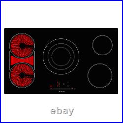 Electric Cooktop 36 in Built-in 5 Burner Ceramic Cooktop Electric Stove Top 220V