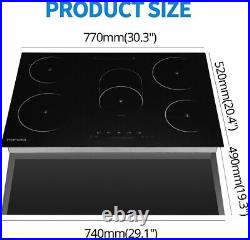 Electric Cooktop 5 Burner Cooktop Stove Top 30 Inch Built In Countertop