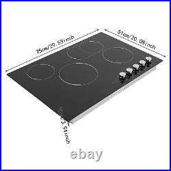 Electric Cooktop, Electric Stovetop, 4 Burners Electric Cooktop