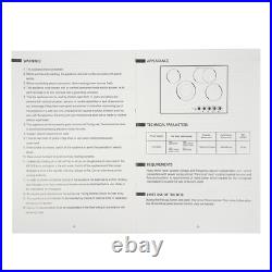 Electric Cooktop, Electric Stovetop, 4 Burners Electric Cooktop