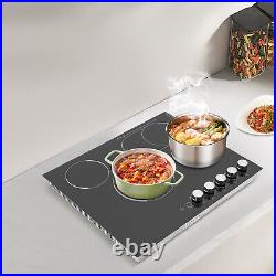 Electric Cooktop, Electric Stovetop, 4 Burners Electric Cooktop