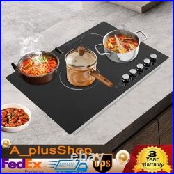 Electric Cooktop, Embedded Electric Stovetop 4 Burners Electric Cooktop 110V USA