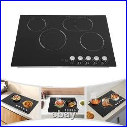 Electric Cooktop, Embedded Electric Stovetop 4 Burners Electric Cooktop 110V USA