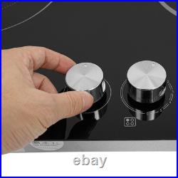 Electric Cooktop, Embedded Electric Stovetop 4 Burners Electric Cooktop 110V USA