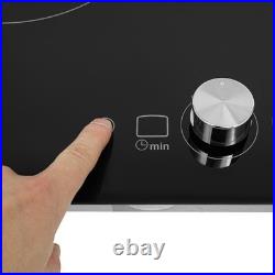 Electric Cooktop, Embedded Electric Stovetop 4 Burners Electric Cooktop 110V USA