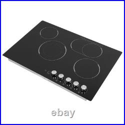 Electric Cooktop, Embedded Electric Stovetop 4 Burners Electric Cooktop 110V USA