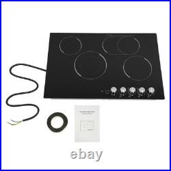 Electric Cooktop, Embedded Electric Stovetop 4 Burners Electric Cooktop 110V USA