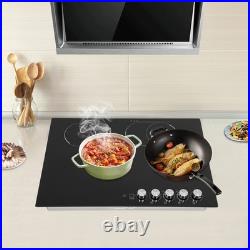 Electric Cooktop, Embedded Electric Stovetop 4 Burners Electric Cooktop 110V USA