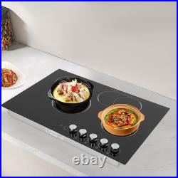 Electric Cooktop, Embedded Electric Stovetop 4 Burners Electric Cooktop 110V USA