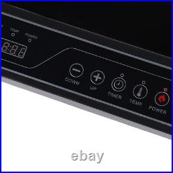 Electric Cooktop Induction Cooktop 2 Burner Induction Cooker Touch Screen 2000W