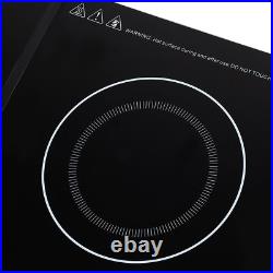 Electric Cooktop Induction Cooktop 2 Burner Induction Cooker Touch Screen 2000W