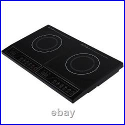 Electric Dual Induction Cooker Cook Counter Burner 2000 Watts Hot Plate