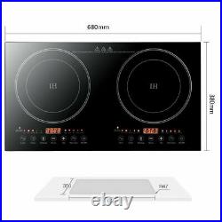 Electric Dual Induction Cooker Cooktop 2 Hot Plate Cooking Burner 110V 2400W NEW
