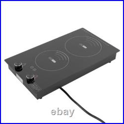 Electric Hob Cook Top Stove 110v Induction Cooktop 2 Burners Cooktop 10 Gears